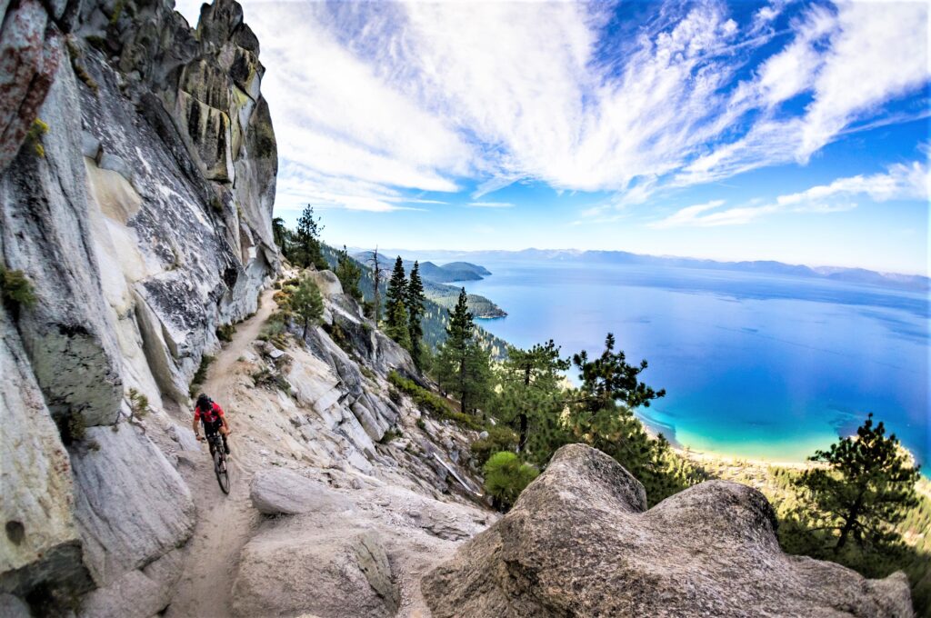 Tahoe Rim Trail Mountain Biking in Tahoe